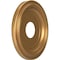 Ekena Millwork Traditional PVC Medallion (Canopies up to 7 1/2"), 13"OD x 3 1/2"ID x 1 1/4"P, Bright Coat Gold CMP13TRBGL - alternate 2